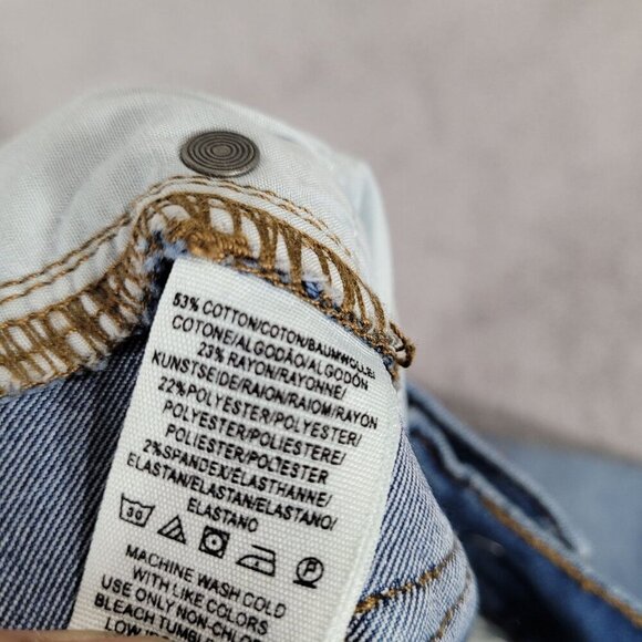 Free People Womens Blue Skinny Jeans Size 27 Cotton Blend Denim - Picture 5 of 8